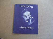Houdini Souvenir Program 1979 Jacobs Antique Jewels series reprints HTF Magician picture