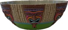 Tiki Serving Bowl Easter Unlimited 11” Hawaiian Vintage Summer Fun Party picture