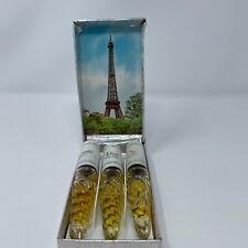 VTG Trois Perfumes Louis D'or of France 3 Glass Bottles Price is Right Sticker picture