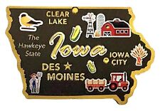 Iowa The Hawkeye State Foil Fridge Magnet picture