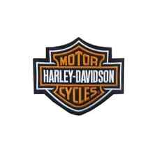 Harley Davidson Classic Orange Logo Sew-on Patch Small embroidery Patch picture