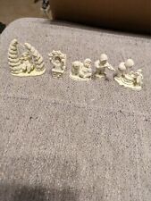 Lot of 5 Dept 56 Snow babies Jack Box swing violin + more picture