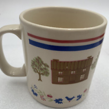 Vtg Cottagecore Coffee Cup Mug England Countryside picture