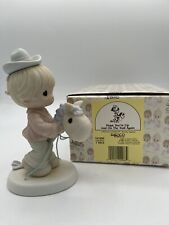 Precious Moments 521205 Hope You’re Up And On The Trail Again Cowgirl Figurine picture