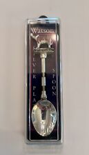 Vintage Watsons Saint Bernard Dog Silver Plated Spoon Collector UK Memorabilia picture