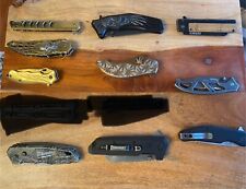Lot Of 10 Pocket Foldable Knives picture