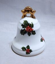 Lefton Japan Porcelain Holly Berry Christmas Bell picture