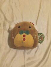 Squishmallows Jordan the Gingerbread Ornament Plush Christmas Holiday Tree Toy picture