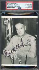 General Mark W Clark PSA DNA Signed 3x5 Photograph Autograph picture