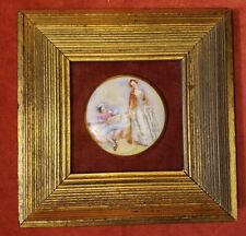 Hand Painted Cameo Gold Gilt Frame picture