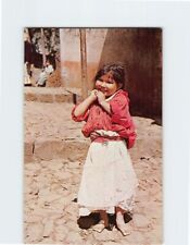 Postcard Little Tarascan Girl Mexico picture