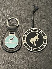 FORD BRONCO KEYCHAIN AND MEDALLION picture