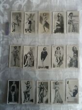 GLAMOUR GIRLS Of Stage And Films / Carreras Tobacco Cards (15) picture