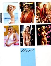 MARGOT ROBBIE   CUSTOM  NOVELTY TRADING CARD 6 CARDS   SET picture