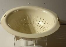 Tupperware Large  Colander Strainer White  #3058 FAST SHIPPING. picture
