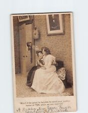 Postcard Love/Romance Greeting Card with Quote and Lovers Mother Picture picture