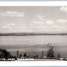 c1930s Seattle, WA RPPC Lake Washington Birds Eye Views Inc Real Photo VI A193 picture
