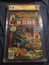 Marvel Premiere The Mark Of Kane 34 Cgc 7.0 Signed picture