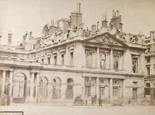 Ruins of the Paris Commune 1871 The facade of the Palais-Royal France albumin  picture