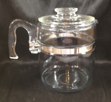 Vintage PYREX 7759B 9 Cup Glass Percolator Carafe and Lid picture