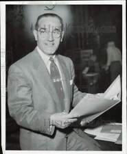 1953 Press Photo Michigan Senator Allen H. Blondy - afa38867 picture