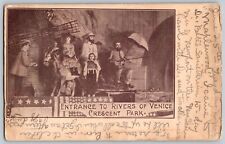 Postcard Posted 1907 Entrance To Rivers Of Venice Crescent Park   C5 picture