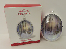 2014 Hallmark Ornament - Hope Shines Bright  Deers in Snow Forest  New picture