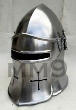 Barbuda Armor Helmet Handmade  replica Costume Christmas Medieval Lerp Visor picture