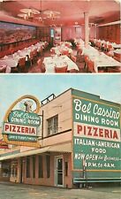 c1960s Bel Cassino Dining Room Pizza Parlor, Detroit, Michigan Postcard picture