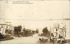 Easton Maine ME Main St. & Stores c1910 Real Photo Postcard picture