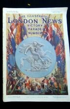 VINTAGE MAGAZINE - THE ILLUSTRATED LONDON NEWS - JUNE 15 1946 VICTORY PARADE picture