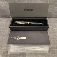 Rare Playboy Fountain Pen Pearl Marble 14K Japan seller; picture