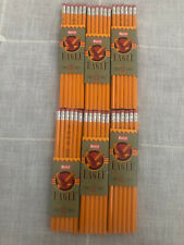 Six packs of 12 Vintage Berol Eagle HB No. 2 Pencil (Made in USA, 1993) 72 Total picture