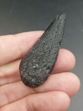 Beautiful Tektite Indochinite drop 16,61g / 5,8 cm Meteorite Impact Glass picture