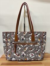 Disney Dooney & Bourke Walt’s Lodge Holiday 2021 Christmas Mickey Tote Bag Purse picture