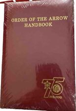 BSA Sealed Red Order Of The Arrow Handbook 1990 75th Anniversary BS-825 picture