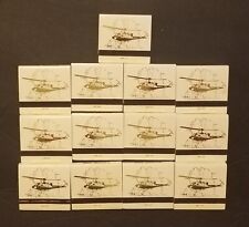 Bell UH-1 Marine One Presidential Helicopter.  13 Matchbooks. picture