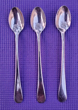 3-Dansk Silhouette  Iced Tea Spoon 7 1/4