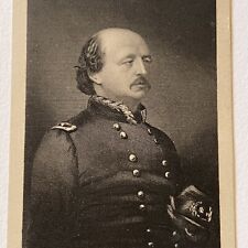 Antique CDV Photograph Union Army Civil War Major General Butler picture