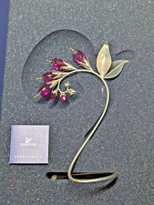 2011 SWAROVSKI Crystal Paradise Dacea Flower Fuchsia Pink Rain 945871 picture