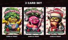 CABBAGE PATCH REJECTS • CHRISTMAS 3 Card Set; Like Garbage Pail Kids Wacky Pack picture