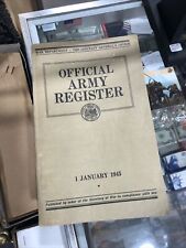 January 1945 Official Army Register War Dept. The Adjutant General’s Office Book picture