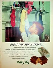 Original Milky Way Ad: Great Day for a Treat; Stockings picture