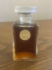 Vintage D’Orsay Elegance Square Perfume Bottle Frosted Stopper DISPLAY *READ* picture