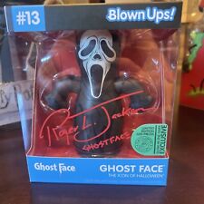 Blown Ups Scream GID Ghost Face Vinyl Figure Signed by Roger L. Jackson picture