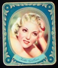 #36 Ketti Gallian 1936 Aurelia Film Star Embossed Cigarette Card picture
