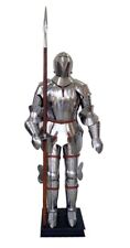 Antique Medieval Crusader Suit of Armor 17th Century Combat Full Body Armor Suit picture