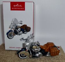 Hallmark Keepsake Christmas Ornament 2022 INDIAN CHIEF VINTAGE Motorcycle  H48 picture