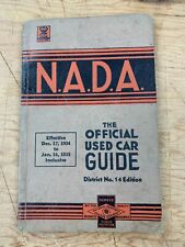 1935 N.A.D.A. official used car guide, District 14 picture