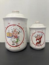 Vintage CSC Cambell's Soup Kids Canister Set Of 2 Different Sizes Unique & Fun picture